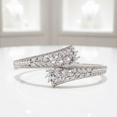 CUBIC ZIRCONIA COLLECTION - STARLET GLAM BRACELET - SILVER BR169