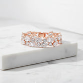 Crystal Extravagance Bracelet - Rose Gold - CZBRA18