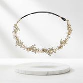 Luxe Embellished Hairvine HP8- SASSB - 14K Gold Plated