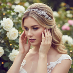 ELITE COLLECTION - Crystal Rose Headpiece HP131