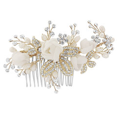 Freya Luxe Hair Comb (Gold) - SassB HC22