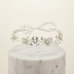 SASSB Collection - Opulence Floral Hairvine HP136 (Silver)