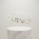 SASSB Collection - Opulence Floral Hairvine HP136 (Silver)