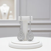 Cubic Zirconia Collection - Vintage Inspired Earrings - CZER386)