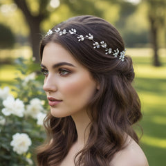 Chic Freshwater Pearl Hairvine - ROSE GOLD SASSB