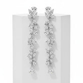 Cubic Zirconia Collection - Starlet Chandelier Earrings - CZER387