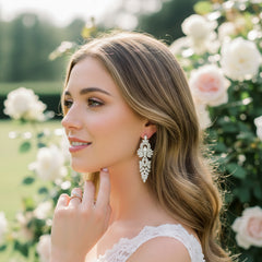 Cubic Zirconia Collection - Crystal Lush Earrings - CZER388