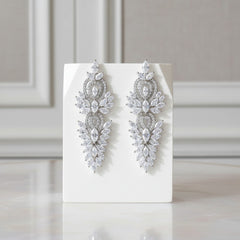 Cubic Zirconia Collection - Crystal Lush Earrings - CZER388