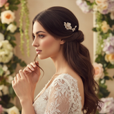 Large Rose Gold Hair Comb - HC132