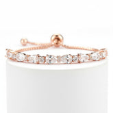 Chic CZ Bracelet - Rose Gold - Adjustable (CZBRA21)