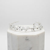 ELIZA - VINTAGE GARLAND HEADBAND -HDB42 SASSB (SILVER)