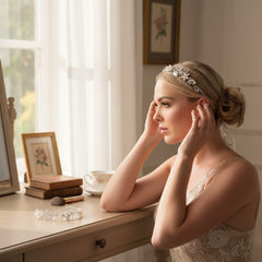 JASMINE - ROMANTIC VINE HEADPIECE - SASSB (ROSE GOLD)