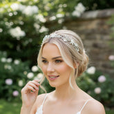 JASMINE - ROMANTIC VINE HEADPIECE -HP10 SASSB (SILVER)