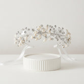 JASMINE - ROMANTIC VINE HEADPIECE -HP10 SASSB (SILVER)