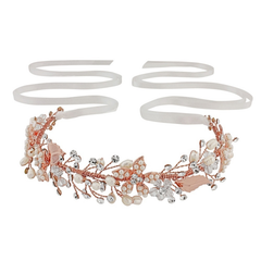 JASMINE - ROMANTIC VINE HEADPIECE - SASSB (ROSE GOLD)