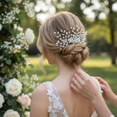 ATHENA COLLECTION - PEARL ROMANCE COLLECTION - SILVER (PIN33)