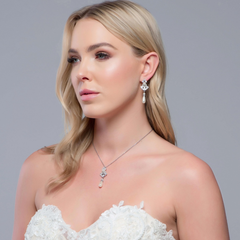 SASSB COLLECTION - EXQUISITE STARLET PEARL NECKLACE - SASSB -(NK141)