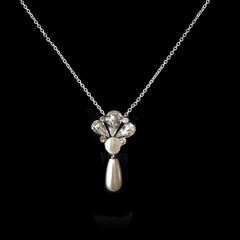 SASSB COLLECTION - GATSBY PEARL DROP NECKLACE - SASSB - (NK142)