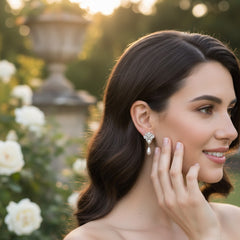 SASSB COLLECTION - GATSBY PEARL DROP EARRINGS - SASSB - ER464