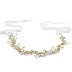 ATHENA COLLECTION - CRYSTAL STARLET HAIRVINE- HP142 GOLD