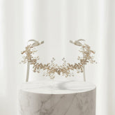 ATHENA COLLECTION - CRYSTAL STARLET HAIRVINE- HP142 GOLD