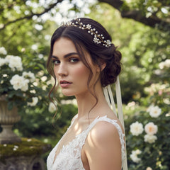 ATHENA COLLECTION - FLORAL ROMANCE HAIRVINE -HP135 GOLD