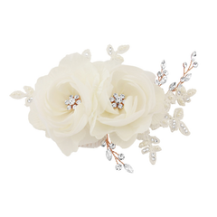 BLOSSOM HEADPIECE - LUXE HAIR COMB HC26 SASSB ROSE GOLD