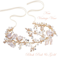 ATHENA COLLECTION - ENCHANTING VINTAGE VINE - BLUSHPINK/GOLD (HP149)