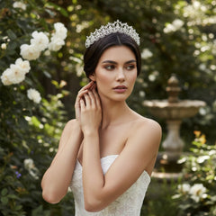 SASSB COLLECTION - JEWEL TIARA 18 SILVER