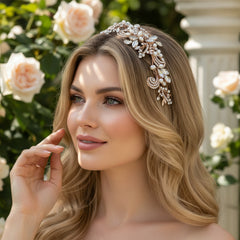 SASSB COLLECTION - ELISE EXQUISITE FLEXIBLE HEADPIECE HC31 - ROSE GOLD