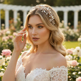 SASSB COLLECTION - ELISE EXQUISITE FLEXIBLE HEADPIECE HC31 - ROSE GOLD
