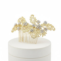 SASSB COLLECTION - LIZA EXQUISITE HAIRCOMB - HC32- 14 GOLD