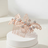 SASSB COLLECTION - LIZA EXQUISITE HAIRCOMB HC32- ROSE GOLD