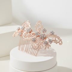 SASSB COLLECTION - LIZA EXQUISITE HAIRCOMB HC32- ROSE GOLD