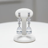 CUBIC ZIRCONIA COLLECTION - CRYSTAL SPARKLE EARRINGS - CZER431