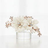 SASSB COLLECTION - FAYE VINTAGE ROSE HEADPIECE-HC34 - ROSE GOLD