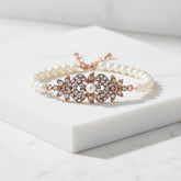 SASSB COLLECTION - EXQUISITE VINTAGE BRACELET - ROSE GOLD- BR15