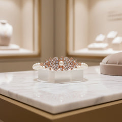 SASSB COLLECTION - EXQUISITE VINTAGE BRACELET - ROSE GOLD- BR15