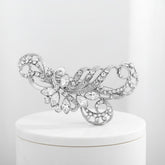 SASSB COLLECTION - ENCHANTING BEAUTY HAIR CLIP - HC37-SILVER