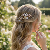 SASSB COLLECTION - VINTAGE HEIRLOOM HEADPIECE -HC35-ROSE GOLD