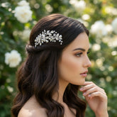 SASSB COLLECTION - VINTAGE HEIRLOOM HEADPIECE -HC35-SILVER