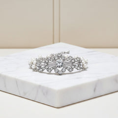 SASSB COLLECTION - GATSBY GLAM BRACELET - SILVER -BR16