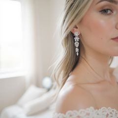 CUBIC ZIRCONIA COLLECTION - STARLET TREASURE EARRINGS - CZER432