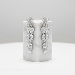 CUBIC ZIRCONIA COLLECTION - STARLET TREASURE EARRINGS - CZER432