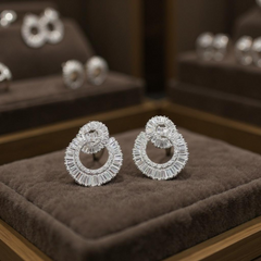 CUBIC ZIRCONIA COLLECTION - HOLLYWOOD GLAM EARRINGS - CZER438