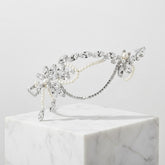 SASSB COLLECTION - CHLOE INSPIRED HEADPIECE -HP6- SILVER