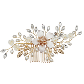 ATHENA COLLECTION -EXQUISITE ROMANCE HAIR COMB - PINK BLUSH - HC161