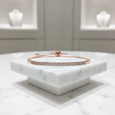 CZ COLLECTION - CRYSTAL ELEGANCE BRACELET - CZBRA30 ROSE GOLD