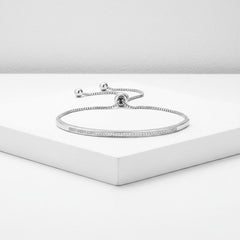 CZ COLLECTION - CRYSTAL ELEGANCE BRACELET - CZBRA30 SILVER