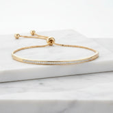CZ COLLECTION - CRYSTAL ELEGANCE BRACELET - CZBRA30 GOLD